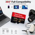 128GB 256GB Compact Micro TF/SD Memory Card Wide Compatibility SD Meomory Cards for Laptop PC Electronic Reader