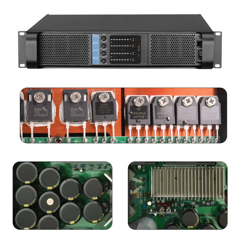 Original LOGO FP10000Q Professional Digital Power Amplifier 4x1350W 10000 Watt FP14000 2X2350W Audio DJ Subwoofer Amplifier