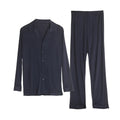 Birdtree 30MM 25%  Silk Pajamas Set Men's Knitted Long Sleeve Comfortable Large Size Casual Home Clothes S41111QC