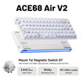 MCHOSE Ace68 Air V2 Gaming Keyboard Magnetic Switch Aluminum Plate 256K Scan Rate 8k Polling Rate RT Keys 0.001mm Accuracy ARGB