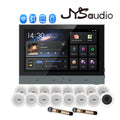 Karaoke WiFi Bluetooth 7 inch Screen Wall Amplifier Android Amp Smart Home Theater Sound System Mini Ceiling Speaker Residential