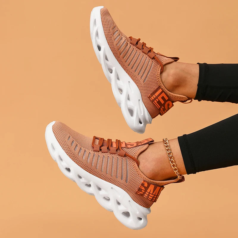 Women Casul Sprts Shoes Breathable Running Sneakers Outdoor Light Comfortable Mesh Walking Shoes for Women Athletic Tenis Shoes