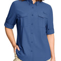 TACVASEN Women's UPF50+ Quick Dry Hiking Fishing Blouse - View 11 | SAMAG