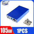 1-16pcs  Grade A 3.2V 105Ah New LiFePO4 battery Lithium iron phospha DIY 12V 24V 48V Electric Car Solar Inverter Boat Batteries