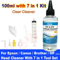 Print Head Dtf Cleaner Printer Cleaning Liquid Kit for Epson Canon HP Brother Nozzle Cleaning Solution Fluid Clean Printer Heads