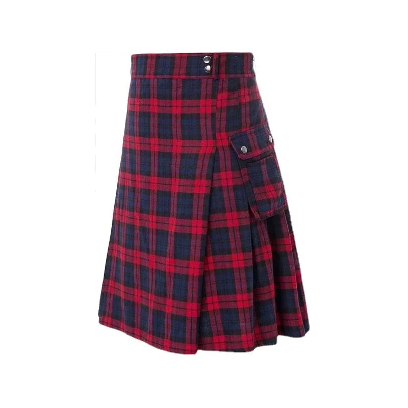 Kilt for Men Traditional Highland Tartan Utility Kilt Scottish Mens Kilt