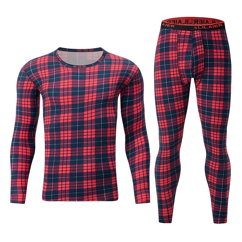 2-Piece Men's Warm Suit For Autumn And Winter Youth Fashionable Plus Size Comfortable Casual Sports And Trendy Interior