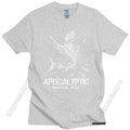 Fashion Marlin Fishing Apocalyptic T Shirt Men's Short Sleeve Fish T-Shirt Fathers Day Fisherman Summer Tshirt Cotton Top