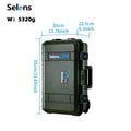 Selens Photography Toolbox Trolley Hard Case Professional Safety Protective Waterproof Shockproof Suitcase Safety Storage Box