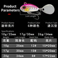 Mini VIB Fishing Lure With Rotating Spinning Metal Blade | SAMAG