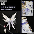 Damselette Columbina Game Genshin Impact Cosplay White Purple Dress Lolita Girl Woman Wig Headwear Halloween Cos Comic Con Suit