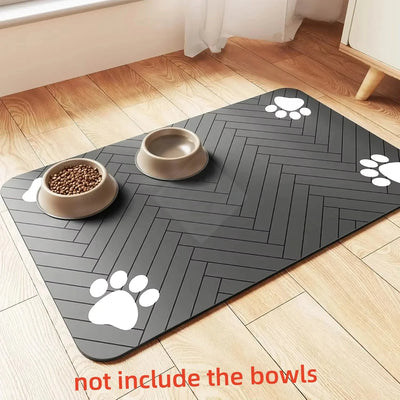 S(little kitten )、M、L bsorbent Pet Feeding Mat | SAMAG
