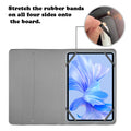 Case for 9.7-inch, 10-inch, 10.1-inch, 11-inch, 11.5-inch Tablet. Triple Fold, with Bracket, Universal Protective Leather Case.