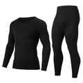2-piece Autumn And Winter Men's Solid Color Simple and Versatile Round Neck Warm Underwear Set Comfortable Youth Home Clothes