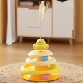 Pet Three-layer ball cat Turntable Octopus-shaped teasing cat stick to relieve boredom toys Fun Puzzle Game pet supplies