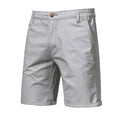 Summer Men's Shorts Solid Color Mid-Waist Elastic | SAMAG