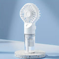 Handheld Mini Fan Air Conditioner USB Rechargeable Portable Mist Cooler Cooling Spray Humidifier Fan for Home/Office/Dorm