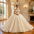 Customized Luxury Ball Gown Wedding Dresses Off - View 2 | SAMAG