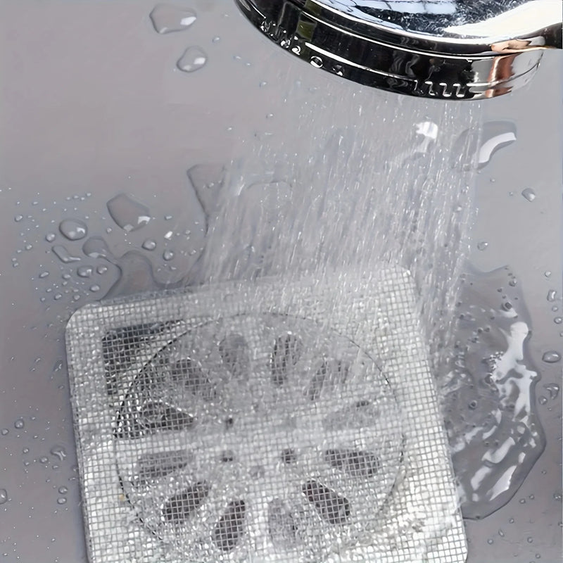 Floor Drain Sticker, Insect-proof Self-adhesive Bathroom Hair Filter Net, Sewer Filter, Kitchen Anti-blocking Mesh Net