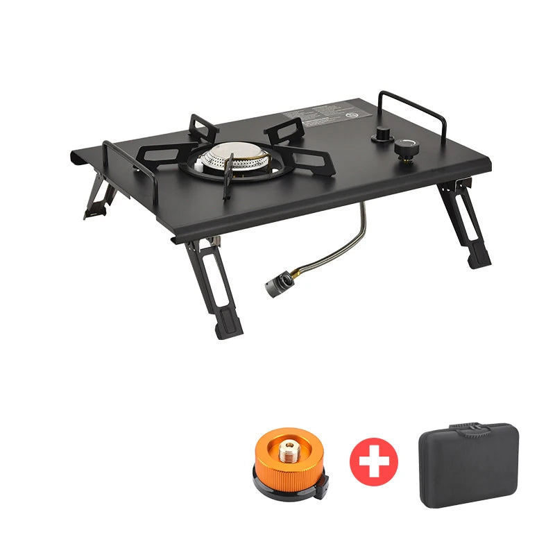 Pandatour 2026 IGT Outdoor Camping Furnace Stove Folding One-touch High Firepower Stove Suitable For Terraces Camping Stove