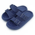 New Women's Slippers Thick Bottom Anti-Slip Home Outdoor Sandals Comfortable EVA Material Pure Color Slippers