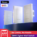 SONOFF ZBM5 SwitchMan Zigbee Smart Wall Switch Supports No Neutral and Neutral Wire Detach Relay Mode Works with Home Assistant