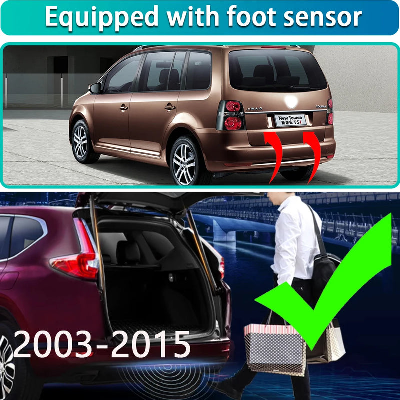 for Volkswagen VW Touran 1T 5T 2003-2025 Car Electric Powered Tailgate Power Liftgate Automatic Tailgate System With Foot Sensor