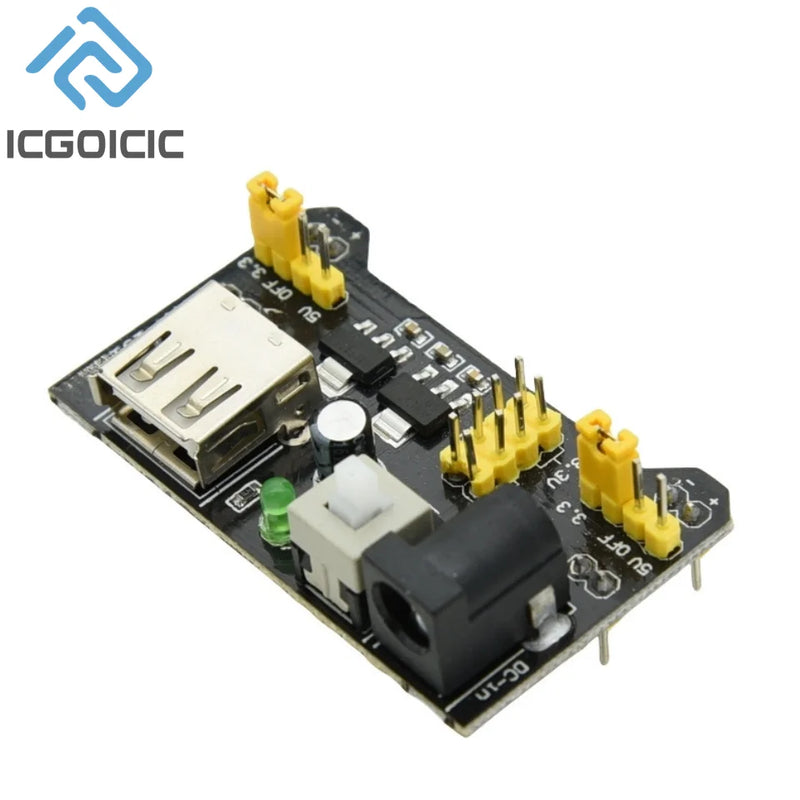 MB102 Solderless Breadboard Power Supply Module 3.3V/5V DIY Kit Parts For Arduino