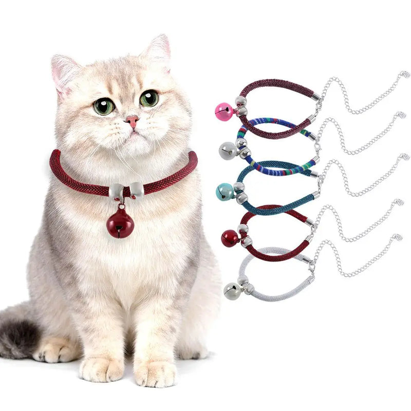 Fashion Easy Wear For Puppy Kitten Adjustable Cat Necklace Grooming Accessories Pet Collar Pet Supplies