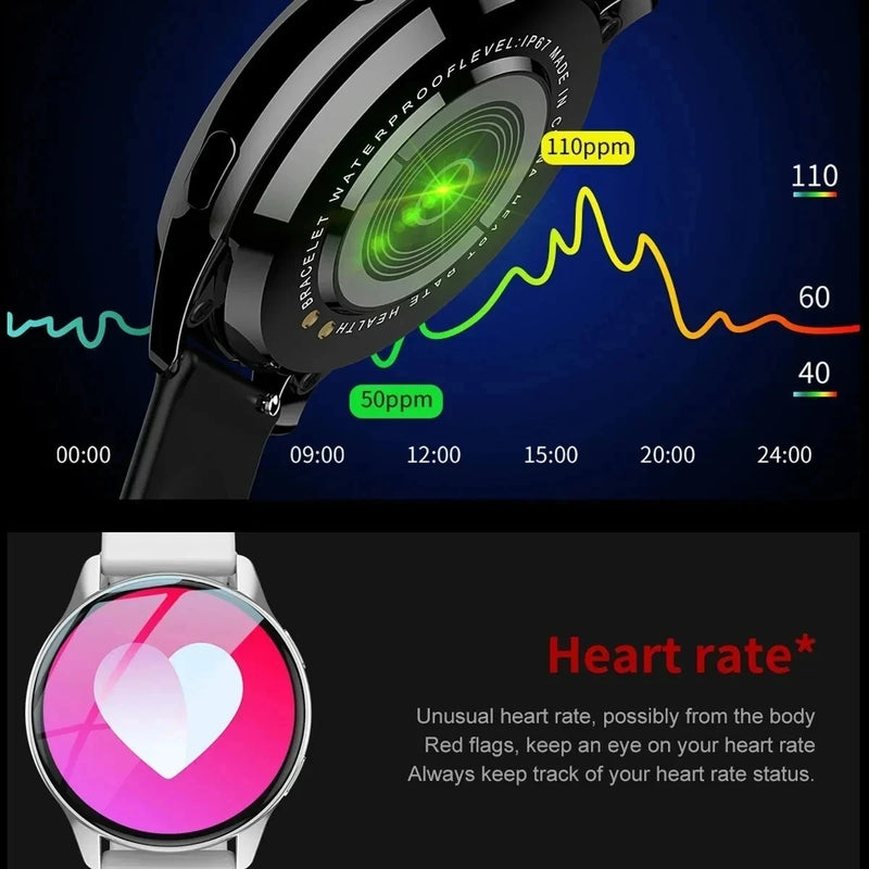 LIGE New Smart Watch 2026 Wireless Charging Custom Watch Face Smartwatch Bluetooth Call Smart Watches Men Women Fitness Bracelet