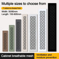 Aluminum Alloy Vents Cover Rectangle Louver Ventilator Grille Cover Breathable Mesh 50/80mm Wide Air Vent Decor