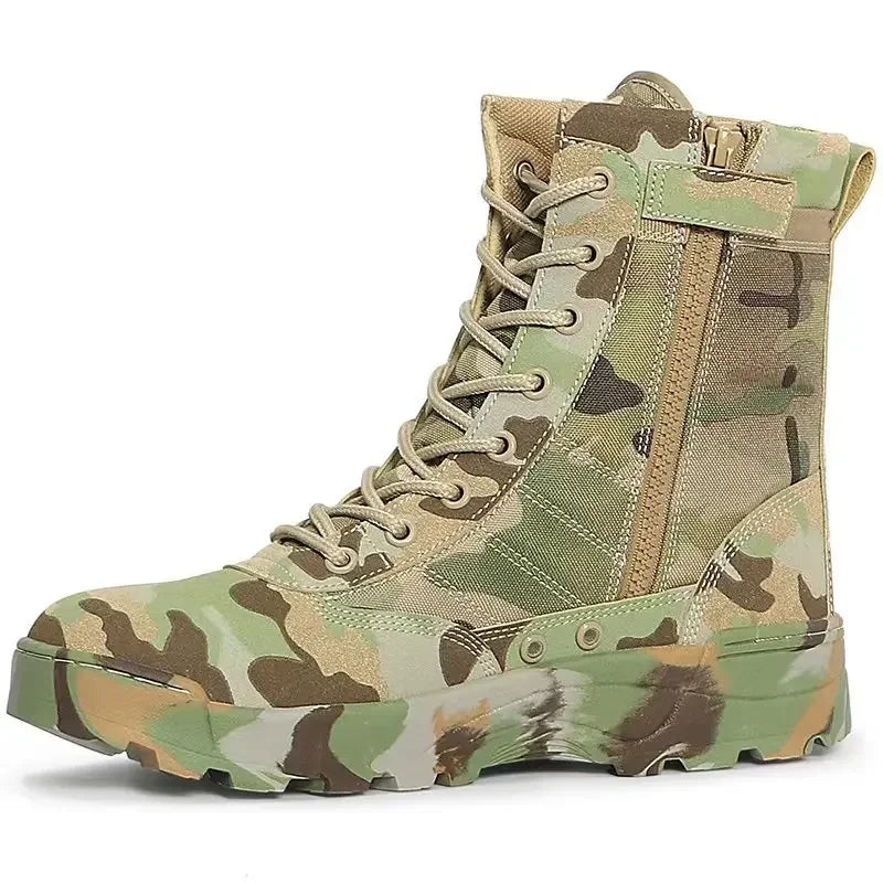Tactical Military Boots Men Boots Special Force Desert Combat Army Boot Outdoor Hiking Boot Ankle Shoes Men Boots Safty Shoes