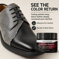 Shoe Color Restoration Balm, Recolor, Shine & Protect Faded Leather Footwear Waterproof