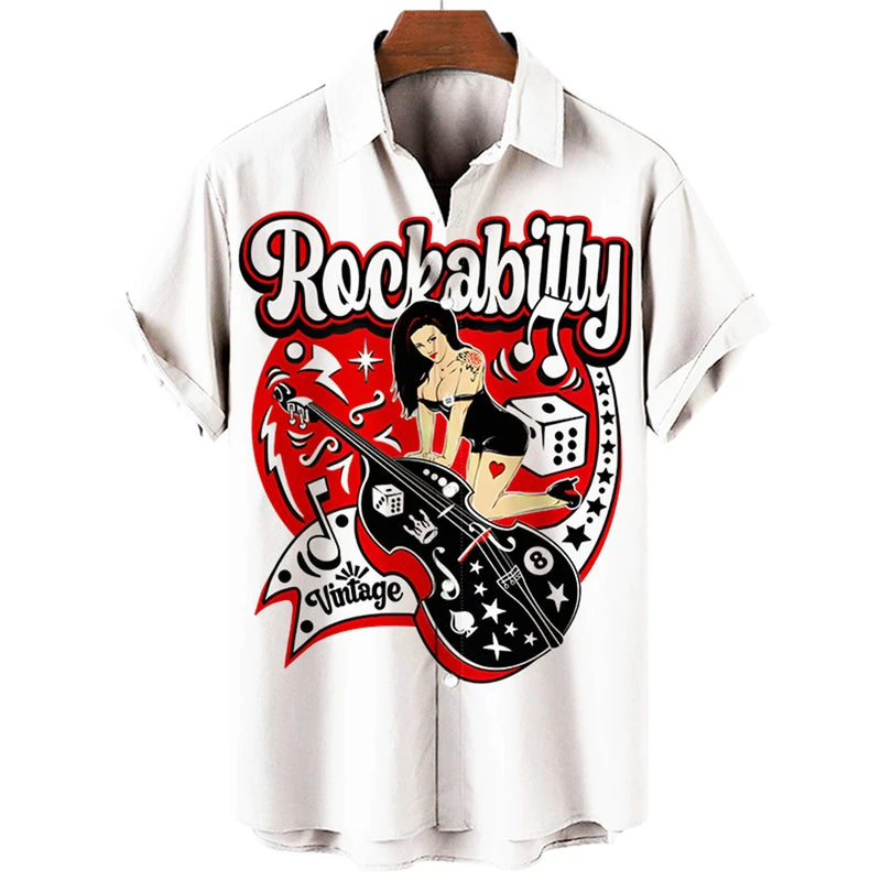 Hawaiian Vacation Men Shirt 3D Printed Man/Women Casual | SAMAG