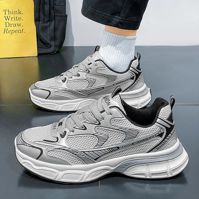 2026 New Versatile Trendy Men's Shoes, Breathable Dad Shoes, Casual Running Sports Shoes