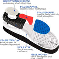 Shock-absorbing sports insole men and women arch support Orthopedic insoles Breathable comfortable running Shoe Pads 2Pcs/4Pcs