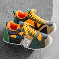 Men's Fashionable Casual Running Shoes Spring New Thick-Soled Height-Increasing Personality Street Outdoor Tennis Training Shoes
