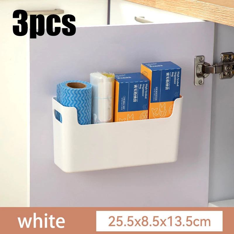 Non Perforated Cling Film Rack Inside Cabinet Wall Shelf Shelves Spice Dish Drying Door Organiser For - View 8 | SAMAG