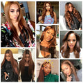 Straight  Chocolate Brown 1/3/4Human Hair Bundles Deal  Human Hair Weaving Wefts Remy Human Hair Extensions for Women  100 G/Pcs