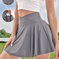 Women's Casual High Waisted Tennis Golf Short Skirt Pants.Light And Flowing  High-Elasticity Breathable Summer Sports Activewear