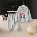 1-6Y Kids Sets And Outfits Girls Cute Bow Cartoon Cat | SAMAG