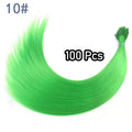 48Pcs Women's Colorful Synthetic Hair Extensions Set 38 Colors Tinsel Wig 26 Colors Feather Extensions Tool Kit for Hairdressing
