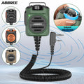 ABBREE AR-158 Walkie Talkie Microphone Speaker Adjustable Volume Handheld Rechargeable For Baofeng UV 5R MINI UV32 DM32 AR-152