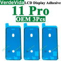 VerdeVida 3pcs OEM Screen Display Adhesive for iPhone 13 Pro Max 11 12 13 14 15 Plus XS X LCD Waterproof Glue Sticker Frame Seal