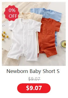 0 to12M 3-Pack Bodysuits Sets For Girls Newborn Short Sleeve Rompers Cotton Clothes Infants Summer One Piece Costume Bebe Outfit