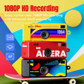 Digital Camera 0.96 Inch Mini Keychain Camera Retro Support Memory Card 1080P Very Small Camcorder Video Recorder with Flash