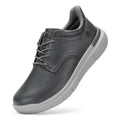 Fitville Men'S Shoes Wide Width Leather Slip-On Casual Shoes Lightweight For Swollen Feet With Arch Support Pain Relief