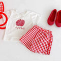 Fashion Baby Girl's Short Sleeve Suit Fruit Print Sets | SAMAG