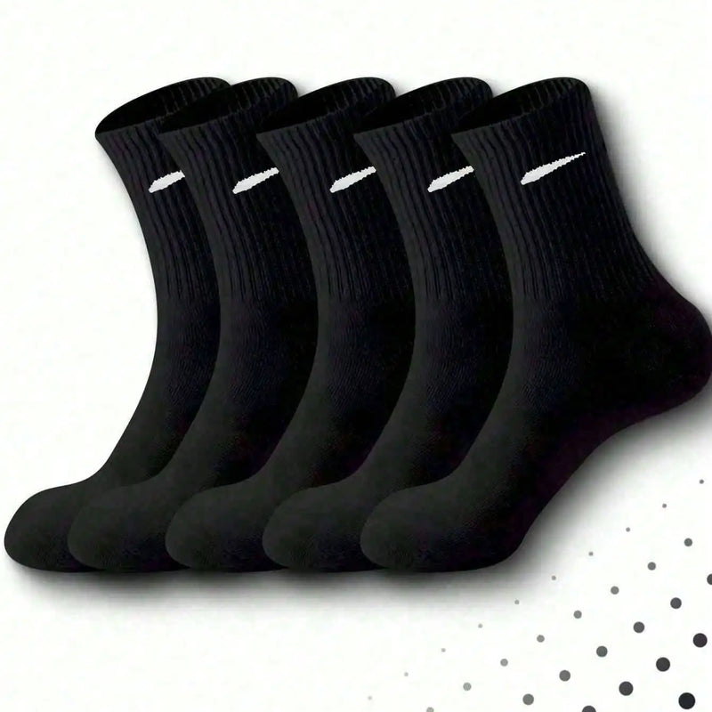 5 Pairs of Men's Black and White Minimalist Diagonal | SAMAG