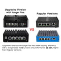12th Gen Intel N150 7305 Fanless Firewall Computer 4x 2.5G LAN N5105 J6412 J5005 Barebone Mini PC OPNsense pfSense Home Server